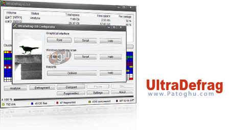 یکپارچه سازی فضای هارد دیسک با ابزار رایگان UltraDefrag 4.0
