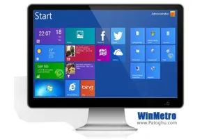 شبیه ساز  ویندوز 8 برای ویندزوهای دیگر با نرم افزار WinMetro 1.2.0.693