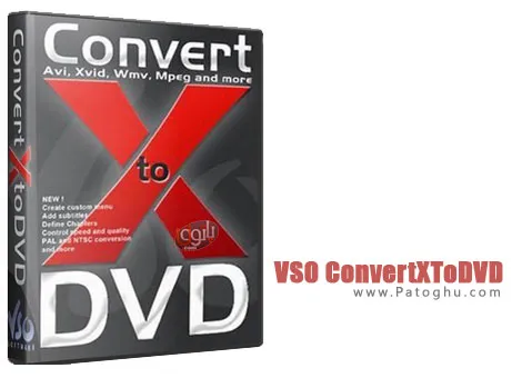 حرفه ای ترین نرم افزار رایت وتبدیل فایلهای ویدئویی به DVD با VSO Software ConvertXtoDVD v4.1.14.357