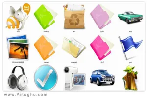 دانلود مجموعه آیکون های متنوع و کاربردی برای ویندوز - Mega Icons for Windows