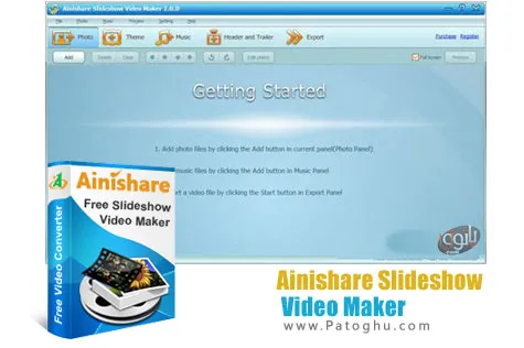 طراحی آسان اسلایدشو های سه بعدی از تصاویر با نرم افزار Ainishare Slideshow Video Maker 1.0.0 طراحی آسان اسلایدشو های سه بعدی از تصاویر با نرم افزار Ainishare Slideshow Video Maker 1.0.0