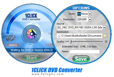 نرم افزار 1CLICK DVD Converter