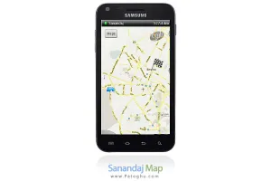 دانلود نقشه سنندج برای موبایل - Sanandaj Map