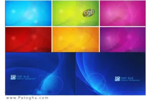 دانلود مجموعه ۳ وکتور زیبا با عنوان Abstract Background Vector