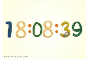 دانلود اسکرین سیور بسیار جذاب PlasticineDigitalClock ScreenSaver