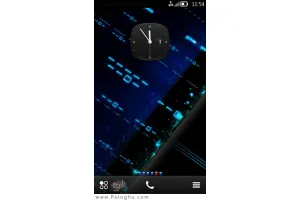 تم بسیار زیبای Evo Blue – نوکیا Symbian^3 و S60v5