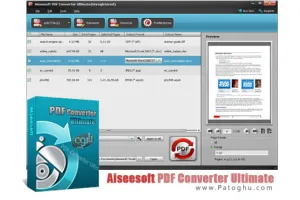 تبدیل pdf به word و سایر فرمت ها با دانلود Aiseesoft PDF Converter Ultimate 3.3.62