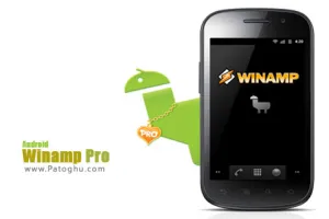 پخش موزیک روی اندروید - دانلود Winamp Pro 1.2.1