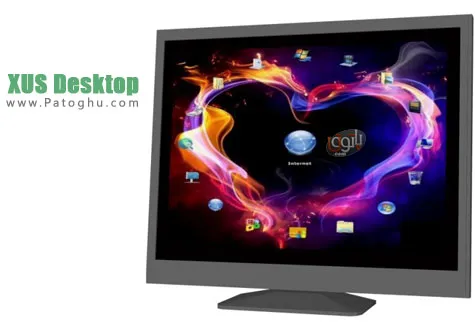 زیباسازی و مرتب سازی دسکتاپ با نرم افزار XUS Desktop 1.8.82