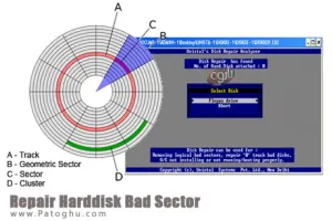 رفع بد سکتور هارد دیسک با نرم افزار Repair Harddisk Bad Sector