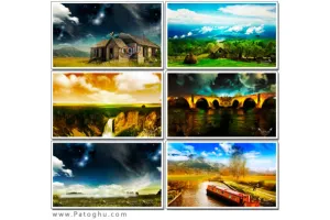 دانلود مجموعه پس زمینه با کیفیت از مناظر Rendering scenery HD Wallpapers