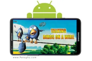 دانلود بازی پرندگان سخنگو برای اندروید Talking Birds On A Wire v1.2
