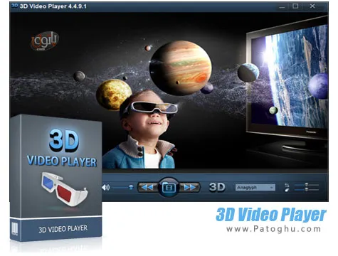 دانلود نرم افزار پخش فیلم های سه بعدی 3D Video Player 4.5.4