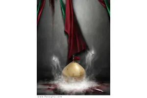 مراسم شب و ظهر عاشورا با مداحی حاج محمود کریمی - محرم 92