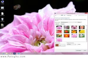 دانلود تم بسیار زیبای گل های فوق العاده برای ویندوز 7 ، 8 و 8.1 - Fantastic Flowers Theme