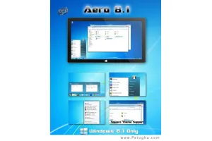 دانلود تم ویندوز 7 برای ویندوز 8.1 - Aero 8.1 Theme 1.0