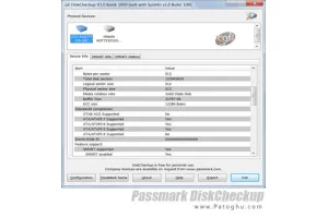 دانلود نرم افزار نظارت بر سلامت هارد Passmark DiskCheckup 3.5.1005