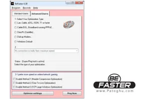 دانلود نرم افزار افزایش سرعت اینترنت BeFaster v5.01