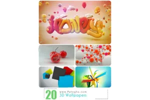 دانلود مجموعه والپیپر سه بعدی و زیبا برای دسکتاپ کامپیوتر