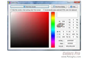 دانلود پالت رنگ برای ویندوز Colors Pro 3.2.0
