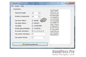 دانلود نرم افزار ساخت پسوردهای تصادفی و امن RandPass Pro 2.2.0
