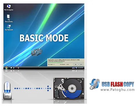 دانلود نرم افزار پشتیبان گیری اتوماتیک از USB درایو USBFlashCopy 1.8