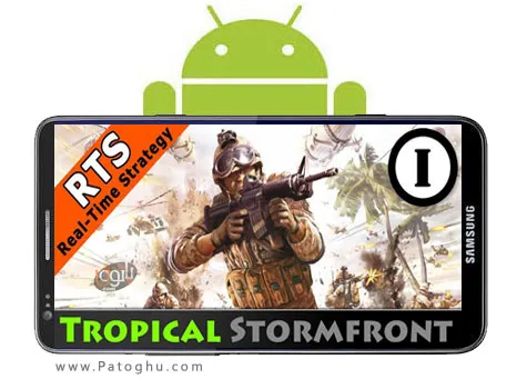 دانلود بازی سراسر هیجان آندروید Tropical Stormfront – RTS