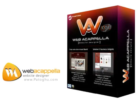 دانلود نرم افزار حرفه ای طراحی وب سایت WebAcappella Pro v4.4