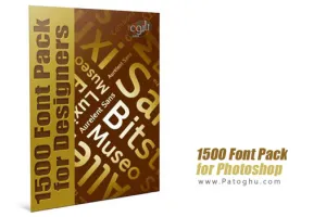 دانلود مجموعه 1500 فونت انگلیسی جدید و زیبا برای فتوشاپ و کارهای گرافیکی Font Pack for Photoshop