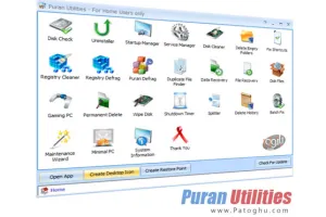 دانلود نرم افزار رایگان و قدرتمند بهینه سازی سیستم Puran Utilities 3.12