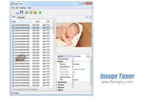 دانلود نرم افزار تغییر اندازه ، فرمت و نام تصاویر به صورت دسته جمعی Image Tuner 9.9