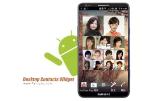دانلود نرم افزار نمایش لیست مخاطبین به صورت عکس اندروید Desktop Contacts Widget v3.16
