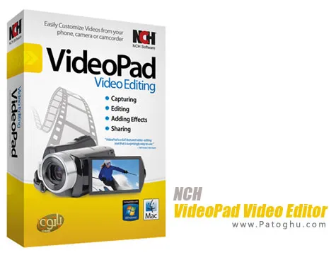 دانلود نرم افزار ویرایش فایل های ویدیویی NCH VideoPad Video Editor Pro 3.28