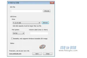دانلود نرم افزار کپی کردن فایل های ایمیج ( ISO ) روی فلش و ساخت فلش های بوتیبل ISO to USB 1.6