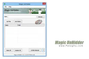 دانلود نرم افزار بازیابی فایل های مخفی شده توسط ویروس ها Magic UnHidder v1.0