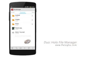 فایل منیجر قوی برای اندروید Duo: Holo File Manager Pro v1.0
