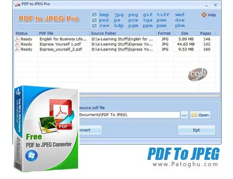 دانلود نرم افزار تبدیل فایل های PDF به عکس PDF To JPEG Pro 4.10
