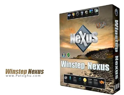 اضافه کردن یک پانل بسیار زیبا به ویندوز جهت دسترسی سریع به برنامه ها Winstep Nexus 14.11