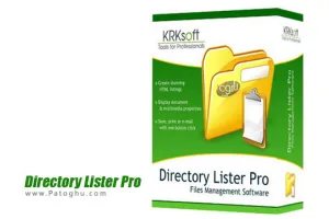 تهیه لیست و پرینت فایل ها و فولدرها - دانلود Directory Lister Pro 2.48