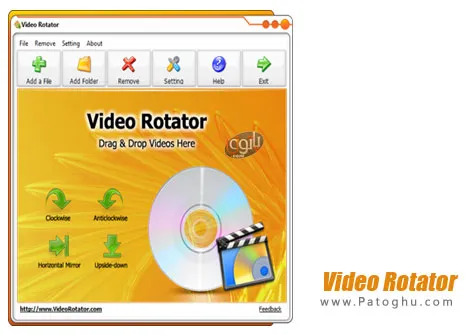 نرم افزار چرخاندن فیلم Video Rotator