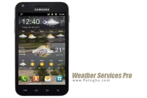 نرم افزار پیش بینی آب و هوا اندروید Weather Services Pro 5.0 + Add-on