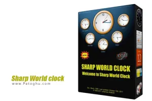 دانلود نمایش ساعت کشورهای مختلف جهان Sharp World clock 9.6.5