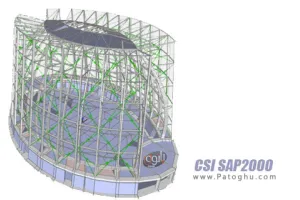 دانلود تجزیه ، تحلیل و طراحی سازه CSI SAP2000 Ultimate 26.1.0.2892