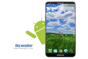 لایو والپیپر بسیار زیبای آب و هوا برای اندروید Sky weather v1.7