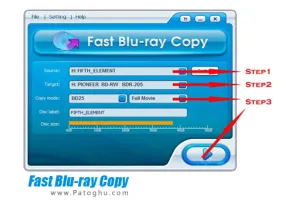 کپی و تبدیل آسان دیسک های بلوری Fast Blu-ray Copy 4.0.0.19