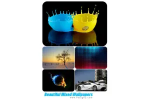مجموعه 70 پس زمینه میکس شده و زیبا برای دسکتاپ Beautiful Mixed Wallpapers
