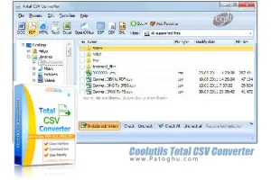تبدیل فرمت CSV و TSV به سایر فرمت ها Coolutils Total CSV Converter 4.2.0.22