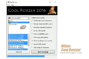 نرم افزار تغییر اندازه تصاویر Mihov Cool Resizer 2016