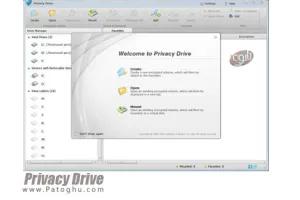 قفل گذاری و مخفی سازی اطلاعات Privacy Drive 3.1.0.1050