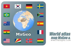 دانلود نرم افزار اطلس و نقشه جهان برای اندروید World atlas map MxGeo Pro v9.3.5